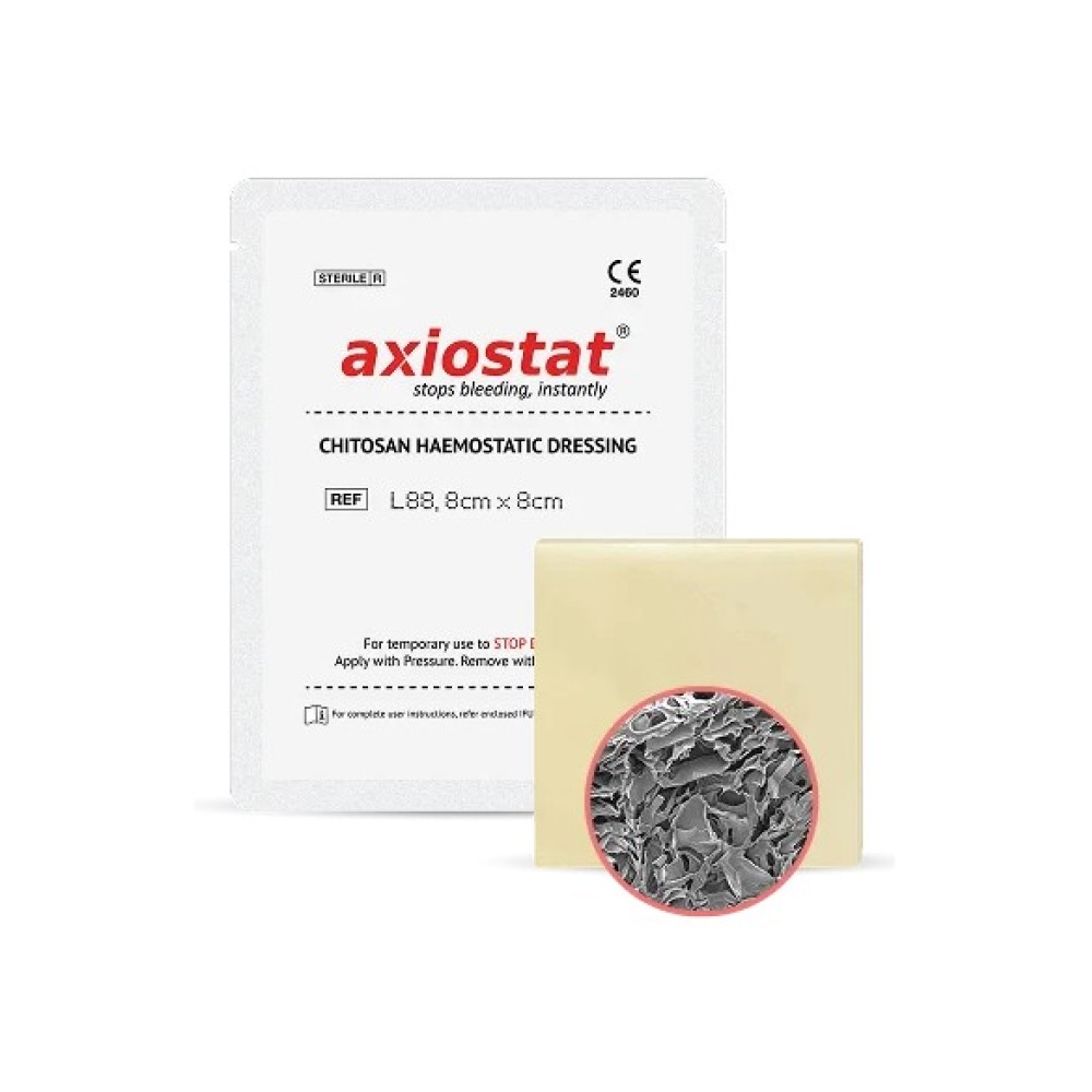 ХЕМОСТАТИЧНА ПРЕВРЪЗКА AXIOSTAT — 8Х8 СМ
