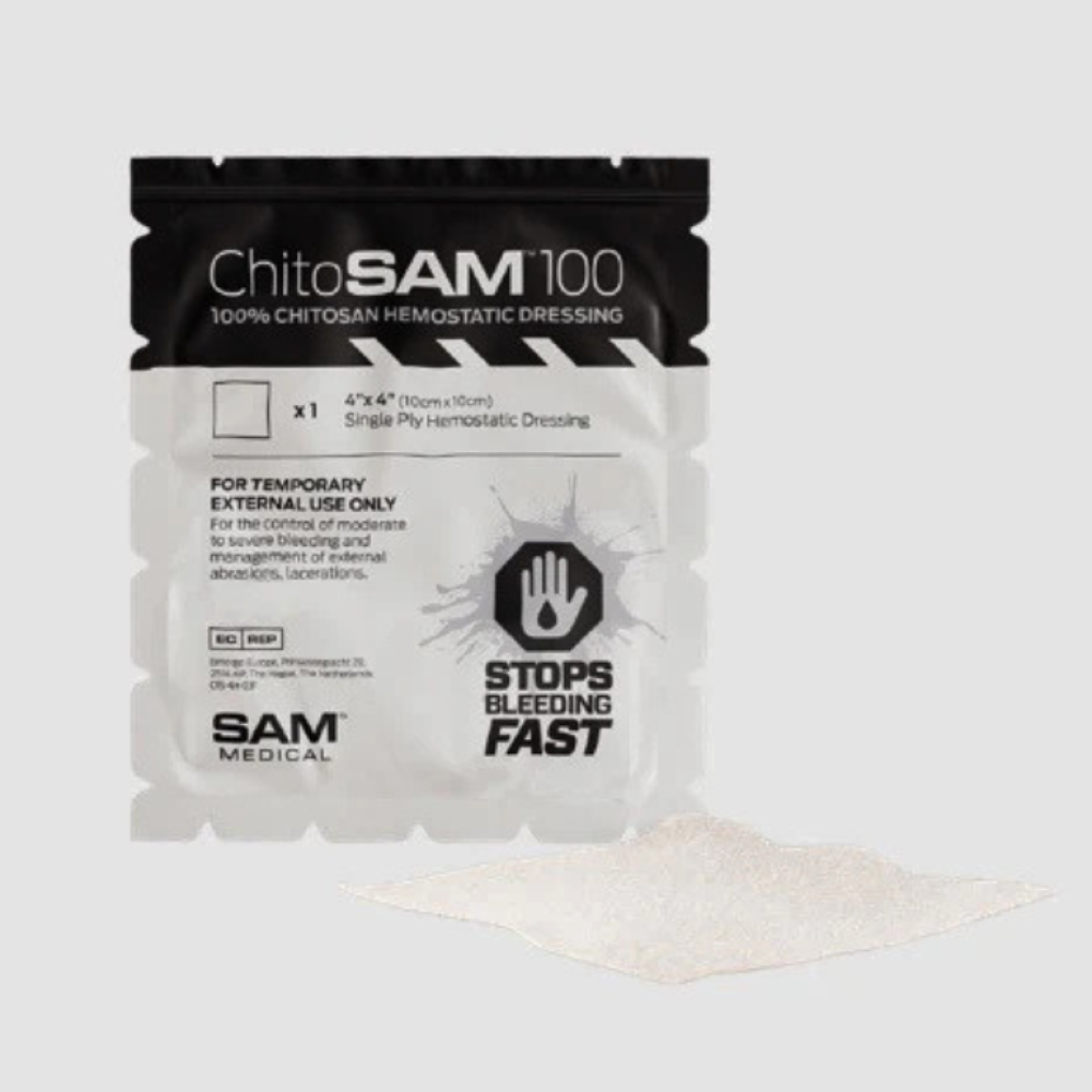 ХЕМОСТАТИЧНА МАРЛЯ SAM® CHITOSAM™ 100 -10 СМ х 10 СМ