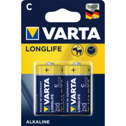 VARTA LONGLIFE  EXTRA АЛК.  R14 C  2 БР.  