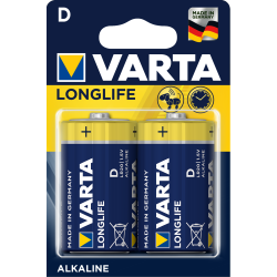 VARTA LONGLIFE  EXTRA АЛК.  LR 20 D  2 БР. 