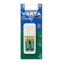 ЗАРЯДНО УСТРОЙСТВО VARTA MINI + 2 X AA 2100 MAH