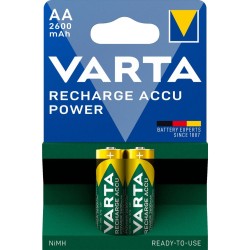 АКУМУЛАТОРНА БАТЕРИЯ VARTA RECHARGE ACCU POWER AA 2600 MAH — 2 БРОЯ
