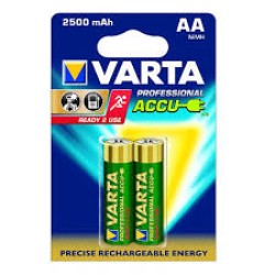 VARTA АКУМУЛАТОРНИ БАТЕРИИ PROFESSIONAL ACCU 2500 MAH  READY 2 USE - 2БР