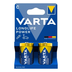 БАТЕРИЯ VARTA LONGLIFE MAX POWER C (LR14) — 2 БРОЯ